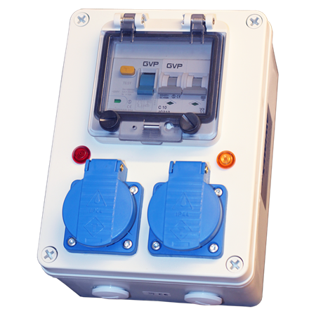 Landströmscentral 2 uttag